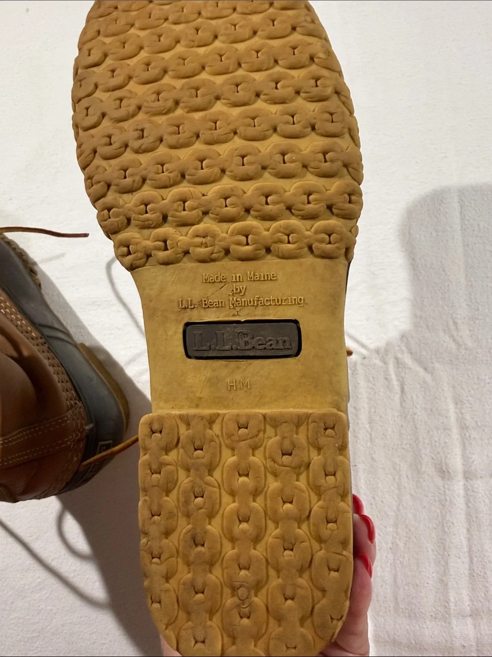 L.L. Bean Men's Brown Leather Bean Boots - Short Height